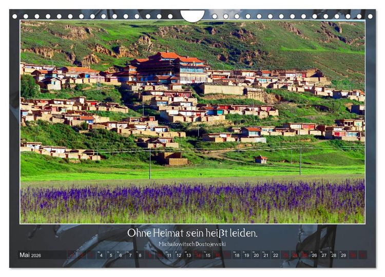 Produktbild: Facettenreiches Tibet (Wandkalender 2026 DIN A4 quer), CALVENDO Monatskalender