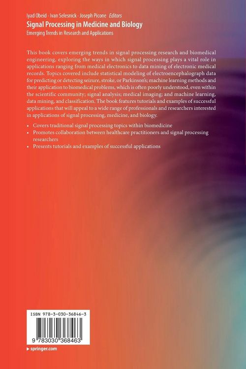 Produktbild: Signal Processing in Medicine and Biology