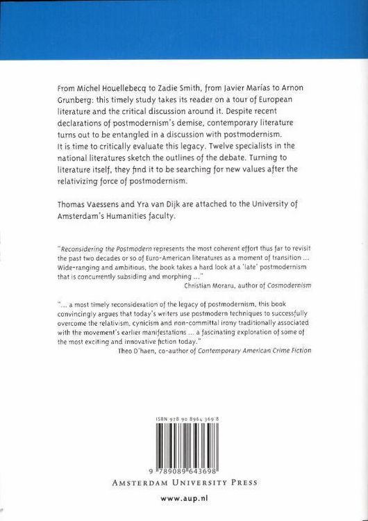 Produktbild: Reconsidering the Postmodern