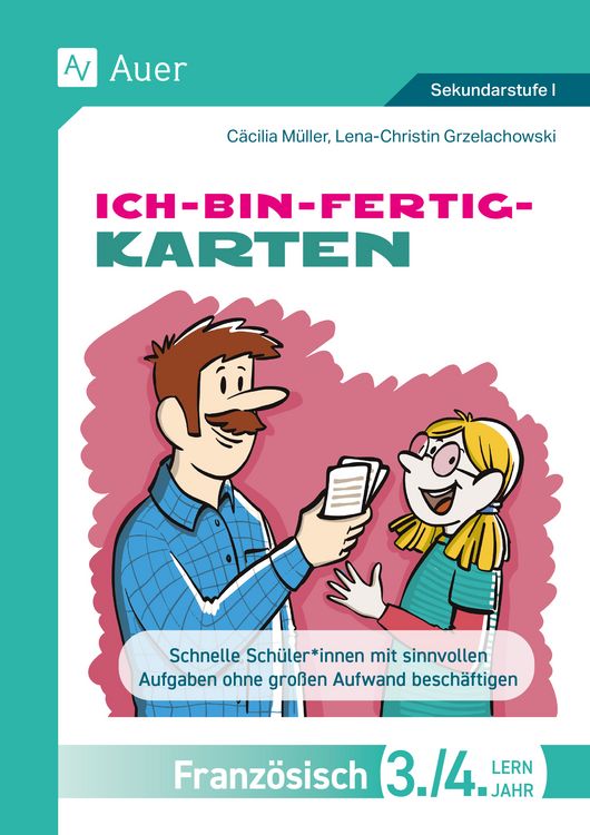 Produktbild: Ich-bin-fertig-Karten Franz&ouml;sisch Lernjahr 3-4