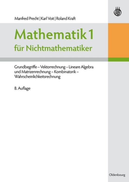 Produktbild: Mathematik 1 f&uuml;r Nichtmathematiker