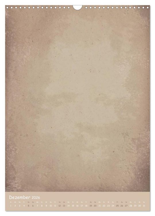 Produktbild: Vintage DIY Bastel-Kalender -Hochformat- (Wandkalender 2026 DIN A3 hoch), CALVENDO Monatskalender