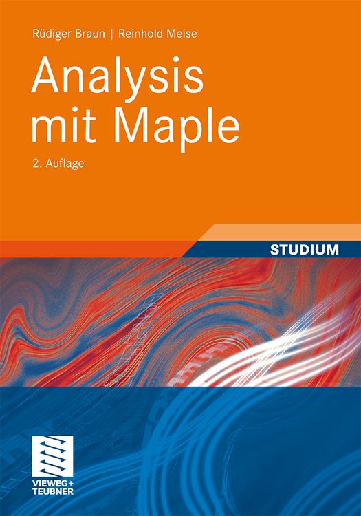 Produktbild: Analysis mit Maple