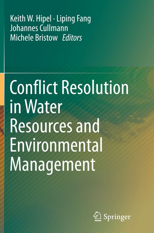 Produktbild: Conflict Resolution in Water Resources and Environmental Management