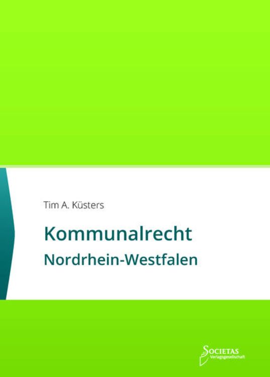 Produktbild: Kommunalrecht Nordrhein-Westfalen
