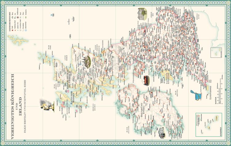 Produktbild: Atlas der imagin&auml;ren Orte