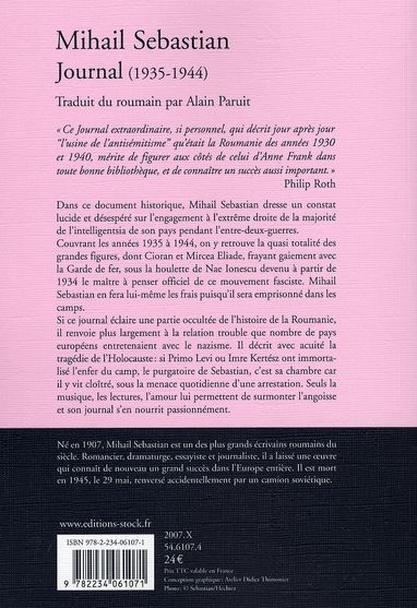 Produktbild: JOURNAL (1935-1944)