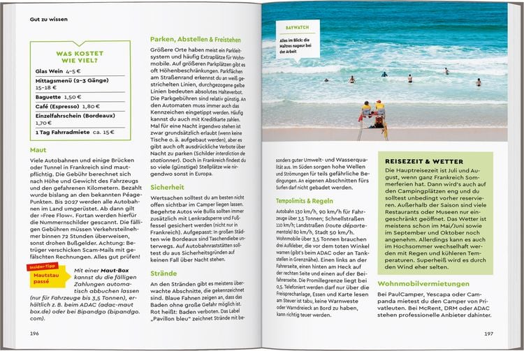 Produktbild: MARCO POLO Camper Guide Franz&ouml;sische Atlantikk&uuml;ste