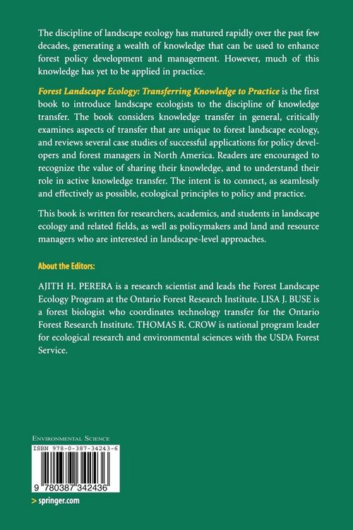 Produktbild: Forest Landscape Ecology