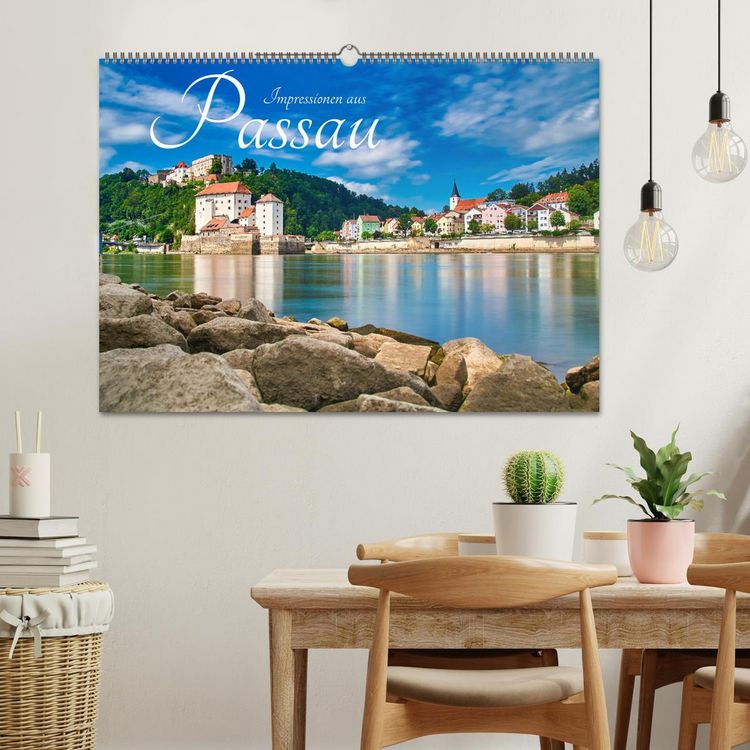 Produktbild: Impressionen aus Passau (Wandkalender 2026 DIN A2 quer), CALVENDO Monatskalender
