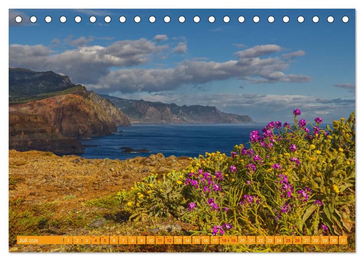Produktbild: Madeira - Fr&uuml;hlingsinsel im Atlantik (Tischkalender 2026 DIN A5 quer), CALVENDO Monatskalender