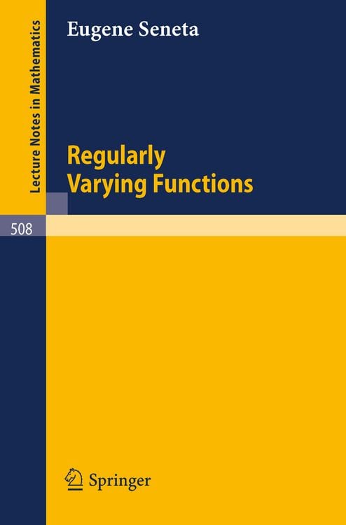 Produktbild: Regularly Varying Functions