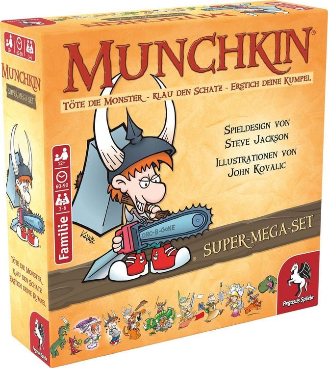 Produktbild: Munchkin Fantasy Super-Mega-Set (Kartenspiel)