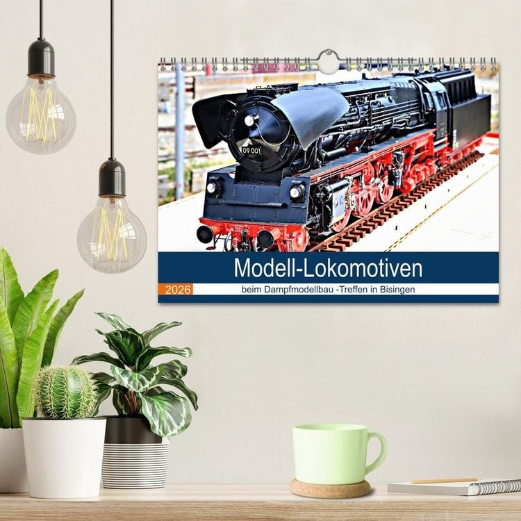 Produktbild: Modell-Lokomotiven beim Dampfmodellbau - Treffen in Bisingen (Wandkalender 2026 DIN A4 quer), CALVENDO Monatskalender