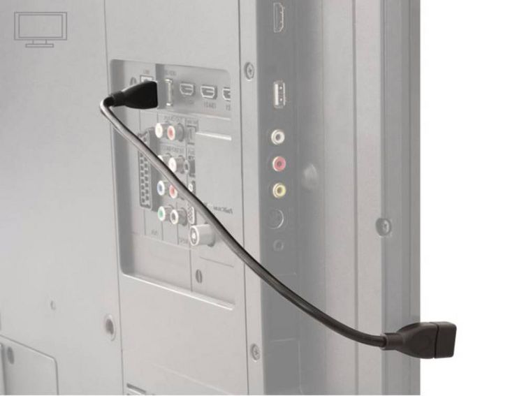 Produktbild: Delock USB-Kabel USB 2.0 USB-A Stecker, USB-A Buchse 0.35 m Schwarz flexibles Schwanenhals-Kabel 83498