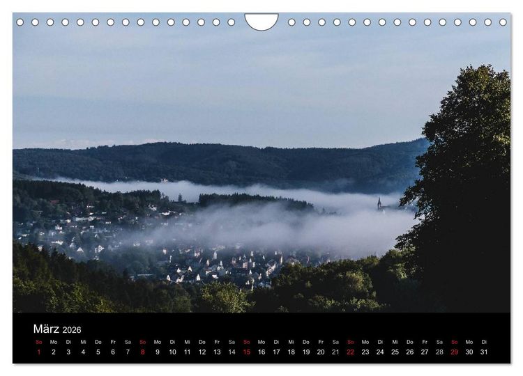 Produktbild: Meine Heimat Westerwald (Wandkalender 2026 DIN A4 quer), CALVENDO Monatskalender