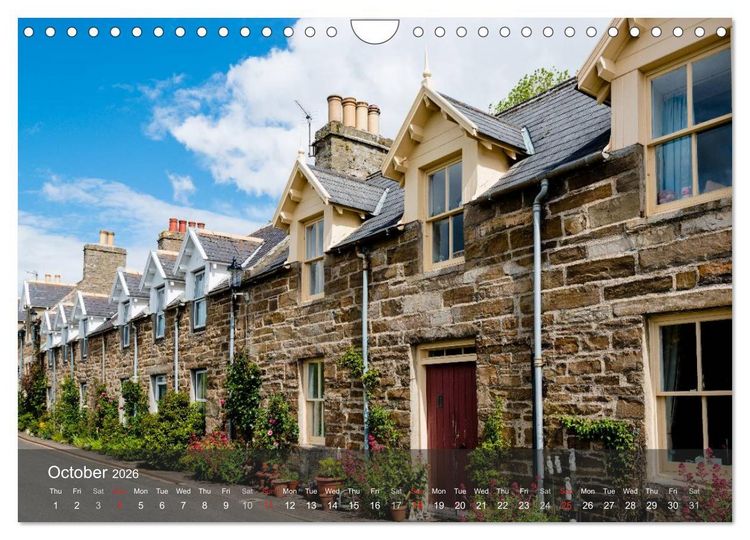 Produktbild: Scotland - From Edinburgh into the Highlands (Wall Calendar 2026 DIN A4 landscape), CALVENDO 12 Month Wall Calendar