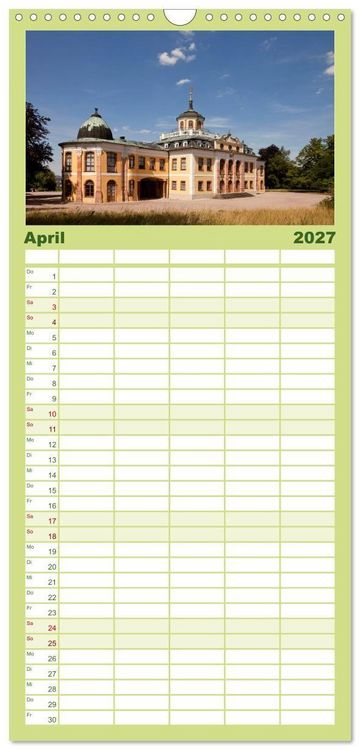 Produktbild: Familienplaner 2027 - Deutsche Bundesl&auml;nder - Th&uuml;ringen mit 5 Spalten (Wandkalender, 21 x 45 cm) CALVENDO