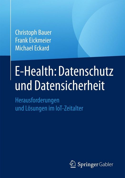 Produktbild: E-Health: Datenschutz und Datensicherheit