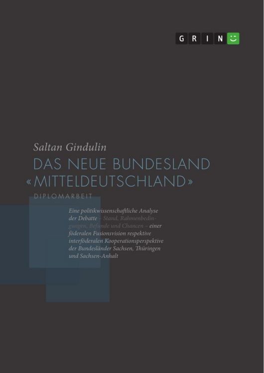 Produktbild: Das neue Bundesland "Mitteldeutschland"