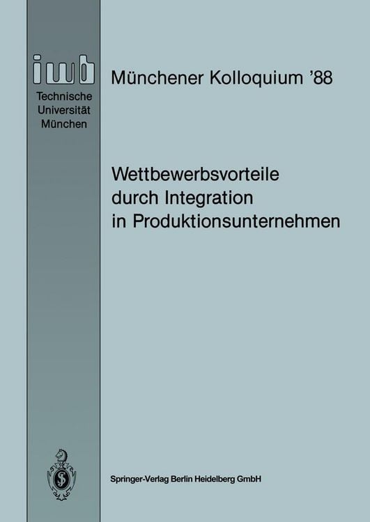 Produktbild: Wettbewerbsvorteile durch Integration in Produktionsunternehmen