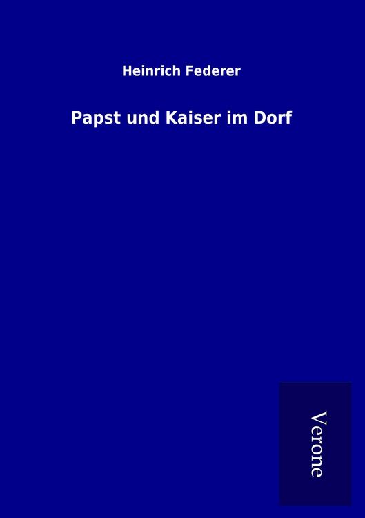 Produktbild: Papst und Kaiser im Dorf