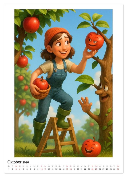 Produktbild: Gartenverliebt (hochwertiger Premium Wandkalender 2026 DIN A2 hoch), Kunstdruck in Hochglanz