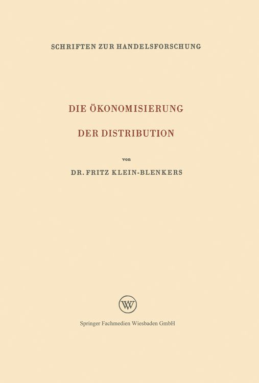 Produktbild: Die &Ouml;konomisierung der Distribution