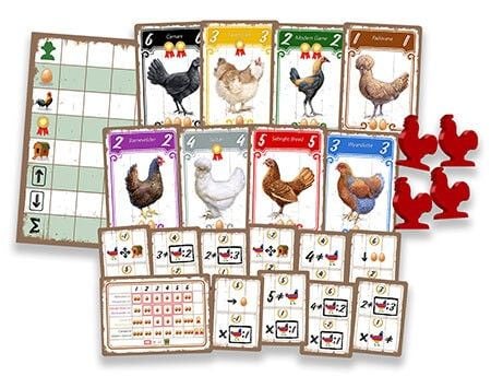 Produktbild: Funbot 1028037 - Hennen, Kartenspiel