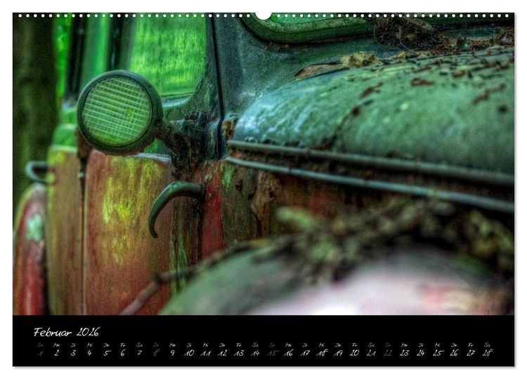 Produktbild: Oldtimer - verlassen verrostet vergessen (hochwertiger Premium Wandkalender 2026 DIN A2 quer), Kunstdruck in Hochglanz