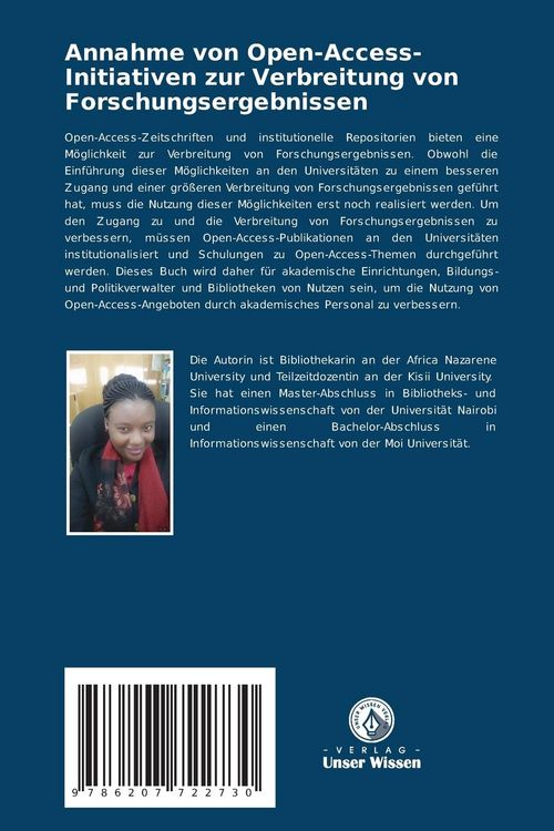 Produktbild: Annahme von Open-Access-Initiativen zur Verbreitung von Forschungsergebnissen