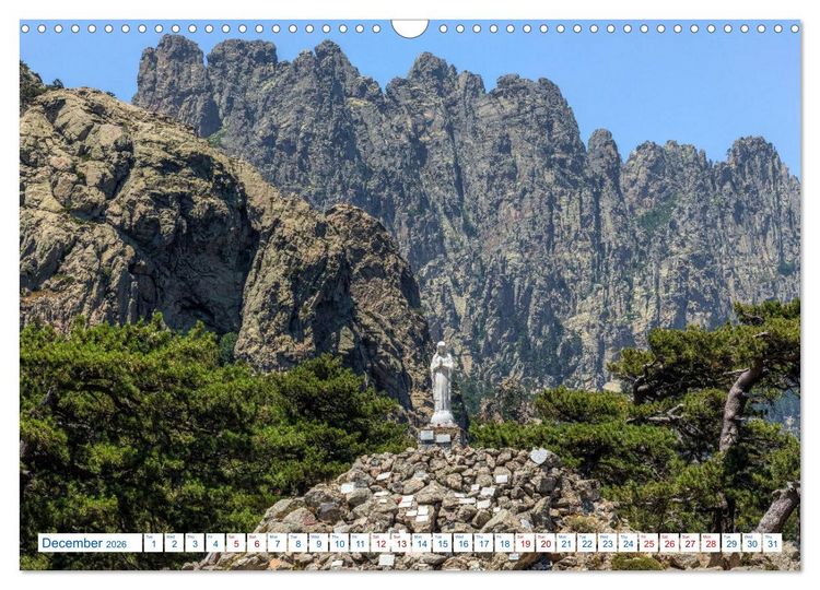 Produktbild: Corsica (Wall Calendar 2026 DIN A3 landscape), CALVENDO 12 Month Wall Calendar