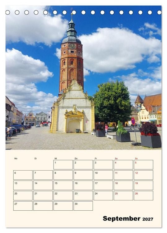 Produktbild: Luckau &ndash; Herz der Niederlausitz (Tischkalender 2027 DIN A5 hoch), CALVENDO Monatskalender