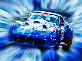 Produktbild: CALVENDO Puzzle Monster-Corvette - Digital Art | 1000 Teile Lege-Gr&ouml;&szlig;e 64x48cm Foto-Puzzle f&uuml;r gl&uuml;ckliche Stunden