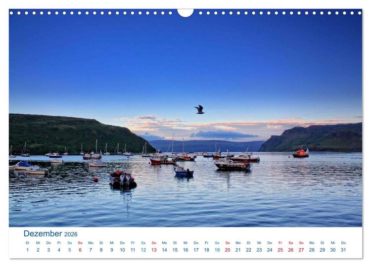Produktbild: Schottlands S&uuml;den 2026. Impressionen zwischen Edinburgh, Loch Ness und Isle of Skye (Wandkalender 2026 DIN A3 quer), CALVENDO Monatskalender