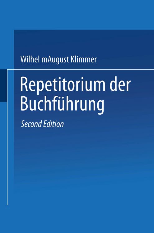 Produktbild: Repetitorium der Buchf&uuml;hrung