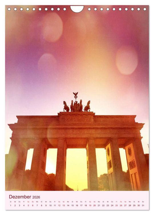 Produktbild: BERLIN ultracool (Wandkalender 2026 DIN A4 hoch), CALVENDO Monatskalender