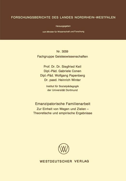 Produktbild: Emanzipatorische Familienarbeit