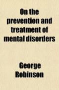Produktbild: On the Prevention and Treatment of Mental Disorders