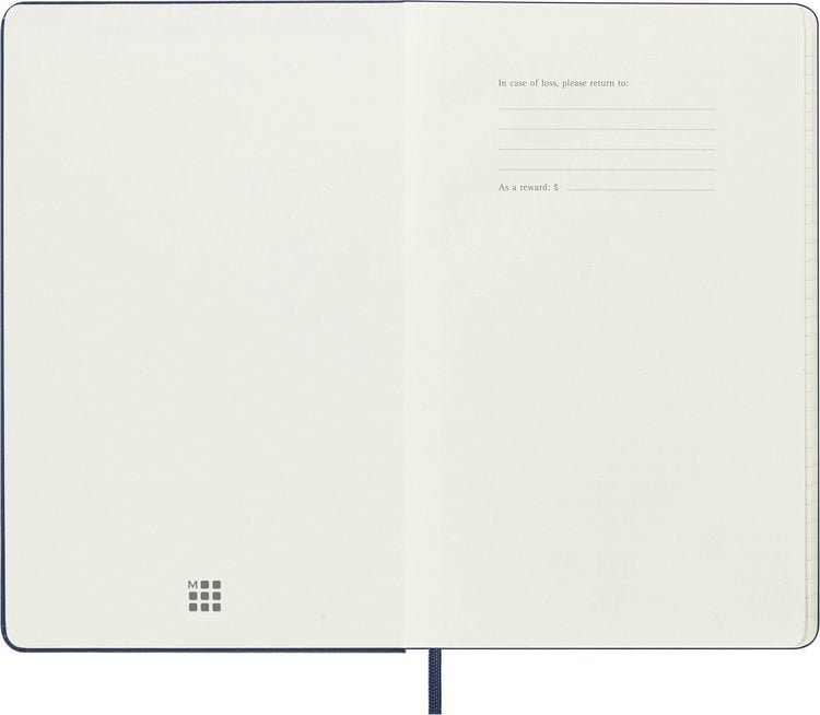 Produktbild: Moleskine 18 Monate Wochen 26/27 L/A5, 1W=1S Geb Saphir