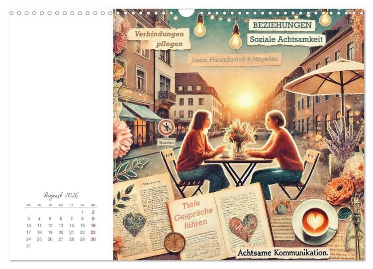 Produktbild: Soulful Days - Dein Selfcare-Kalender (Wandkalender 2026 DIN A3 quer), CALVENDO Monatskalender