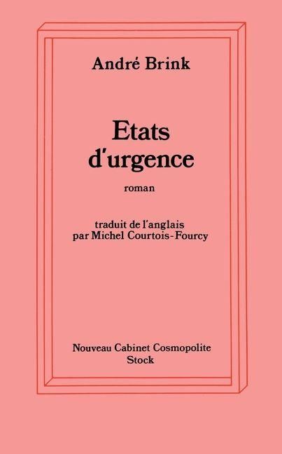 Produktbild: Etats d'urgence