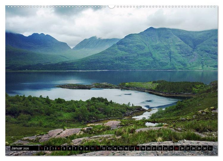 Produktbild: Schottland, Atemberaubender Norden (Wandkalender 2026 DIN A2 quer), CALVENDO Monatskalender