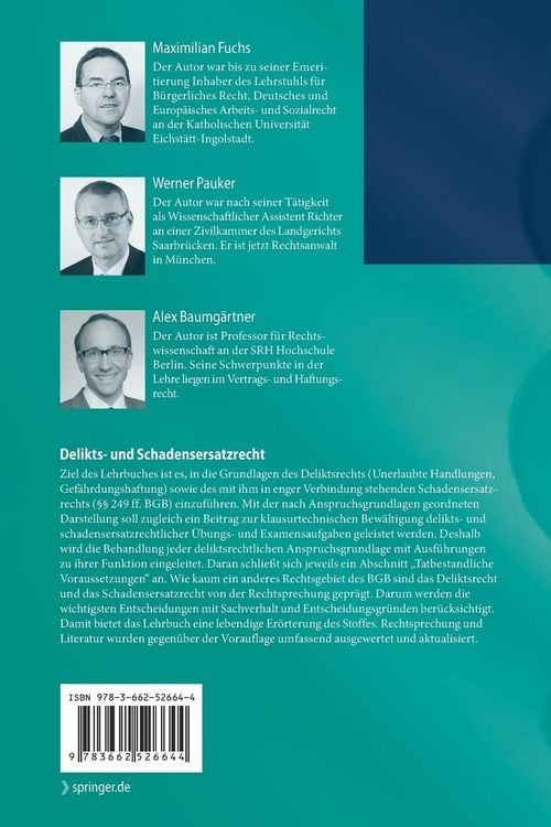 Produktbild: Delikts- und Schadensersatzrecht