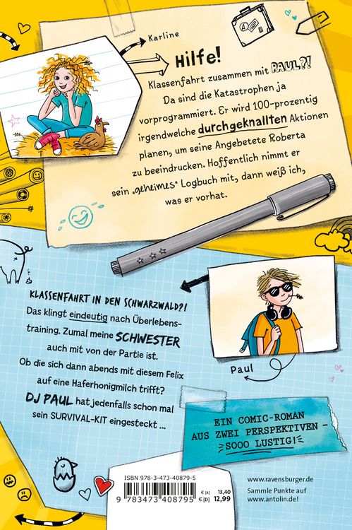Produktbild: Das ungeheimste Tagebuch der Welt! Band 3: Wie mein nerviger Bruder mit auf meine Klassenfahrt kam
