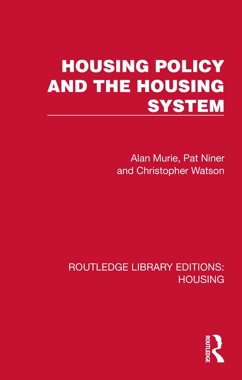 Produktbild: Housing Policy and the Housing System