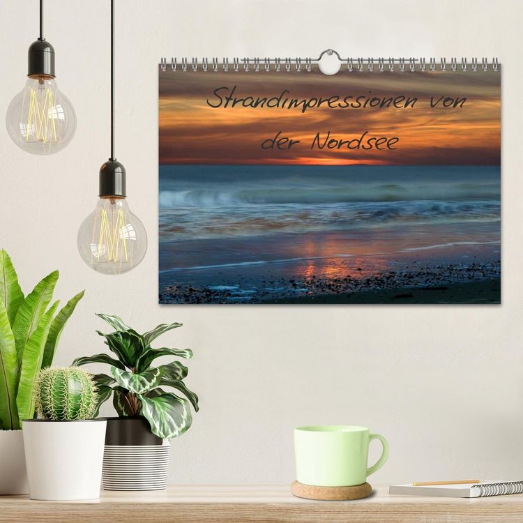 Produktbild: Strandimpressionen von der Nordsee (Wandkalender 2026 DIN A4 quer), CALVENDO Monatskalender