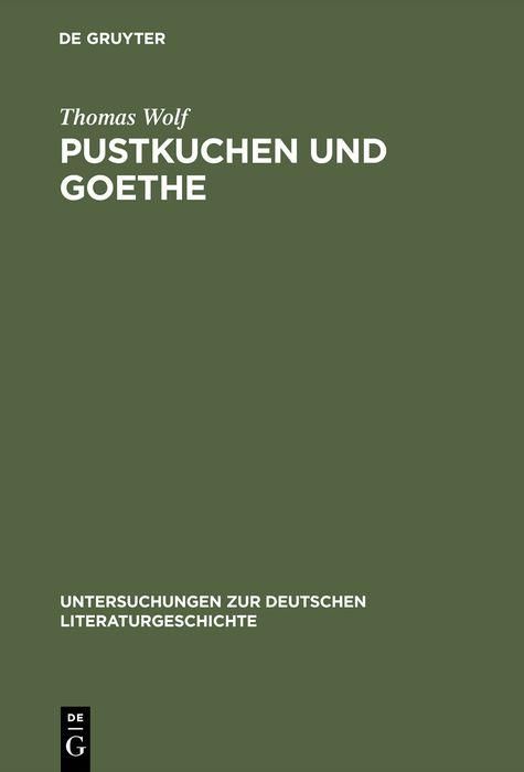 Produktbild: Pustkuchen und Goethe