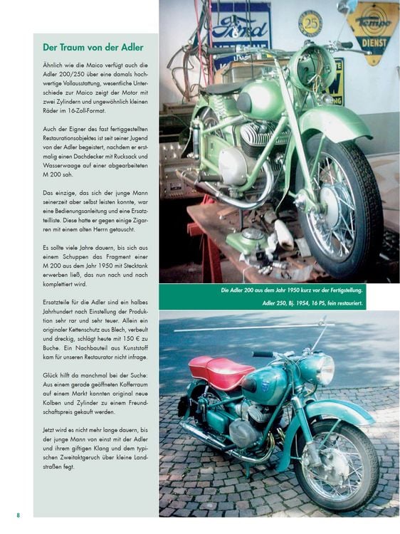 Produktbild: Freiheit auf zwei R&auml;dern - Motorr&auml;der der 50er - 80er Jahre