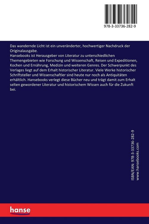 Produktbild: Das wandernde Licht